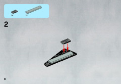 LEGO 9676 instructions page 8 – build guide