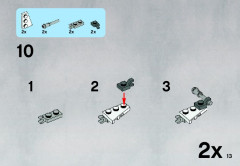 LEGO 9677 instructions page 13 – build guide