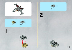LEGO 9677 instructions page 3 – build guide