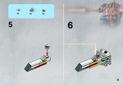 LEGO 9677 instructions page 9 – build guide