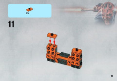 LEGO 9678 instructions page 11 – build guide