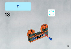 LEGO 9678 instructions page 13 – build guide
