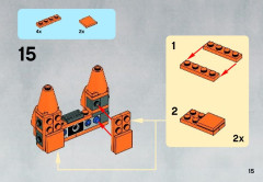 LEGO 9678 instructions page 15 – build guide