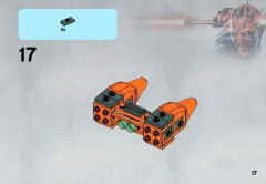 LEGO 9678 instructions page 17 – build guide