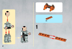 LEGO 9678 instructions page 2 – build guide