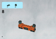 LEGO 9678 instructions page 8 – build guide