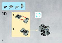 LEGO 9679 instructions page 8 – build guide