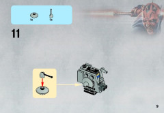 LEGO 9679 instructions page 9 – build guide